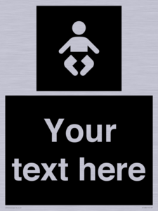 Custom information: black panel baby change